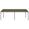 vidaXL Paviljong 6x3x2,55 m taupe