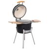 Grillr&ouml;k Kamado 33cm keramisk