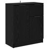 vidaXL Sideboard Svart Ek 60 x 30 x 70 cm Konstruerat tr&auml;