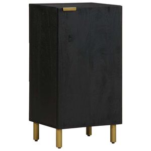 vidaXL Sk&auml;nk svart 40x33x75 cm konstruerat tr&auml;