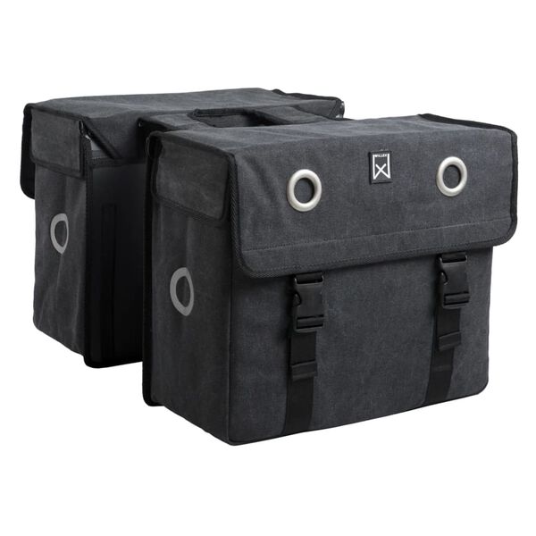 Willex Cykelv&auml;skor 52 L presenningstyg svart 11301