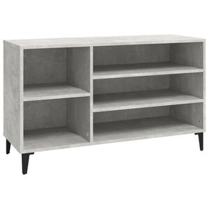 vidaXL Skosk&aring;p betonggr&aring; 102x36x60 cm konstruerat tr&auml;