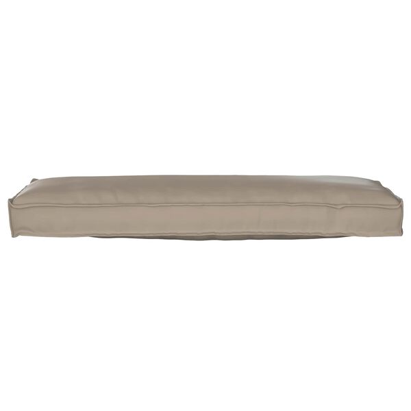 vidaXL Pallkuddset 2 pcs Taupe 120 x 40 x 8 cm Oxford Tyg