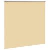 vidaXL Rullgardin m&ouml;rkl&auml;ggningsbar beige 160x130 cm tyg bredd 156,6 cm