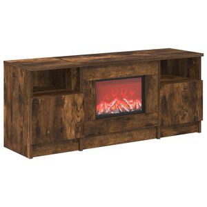 vidaXL Elektrisk eldstad R&ouml;kt ek 98 x 28,5 x 40,5 cm Konstruerat tr&auml;