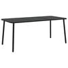 vidaXL Tr&auml;dg&aring;rdsbord antracit 165x80x71 cm st&aring;l