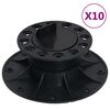 vidaXL Justerbara f&ouml;tter f&ouml;r altangolv 10 st 60-88 mm
