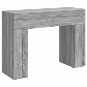 vidaXL Kaffeebord Gr&aring; sonoma-ek 102 x 35 x 75 cm Konstruerat tr&auml;