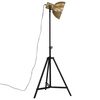 vidaXL Golvlampa 25 W antik mässing 61x61x90/150 cm E27