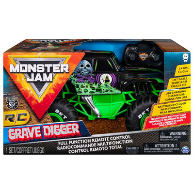 Monster Jam Radiostyrd bil Grave Digger 1:15