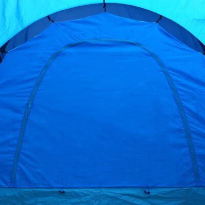 vidaXL Tält för 9 personer mörkblå och blå
