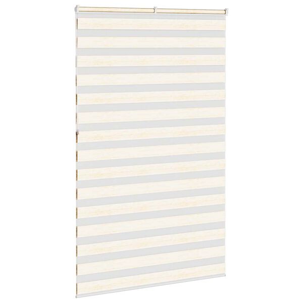 vidaXL Rullgardin zebra 145x230 cm tyg bredd 140,9 cm polyester