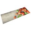 vidaXL K&ouml;ksmatta maskintv&auml;ttbar tomater 45x150 cm sammet