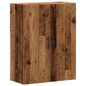 vidaXL V&auml;ggsk&aring;p &aring;ldrat tr&auml; 69,5x34x90 cm konstruerat tr&auml;