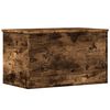vidaXL F&ouml;rvaringsl&aring;da r&ouml;kf&auml;rgad ek 60x35x35 cm konstruerat tr&auml;