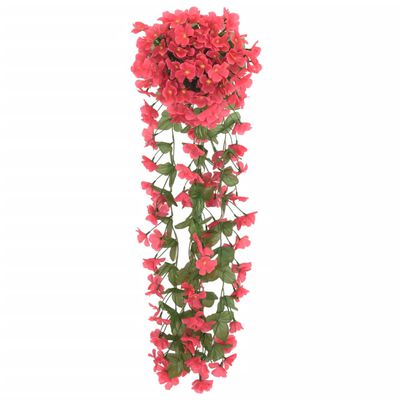 vidaXL Konstgjorda girlanger 3 st rosor 85 cm