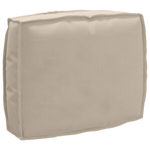vidaXL Kudde Oxford Tyg Taupe 50 x 40 x 12 cm