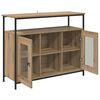 vidaXL Sideboard Artisan Ek 100 x 35 x 80 cm Konstruerat tr&auml;