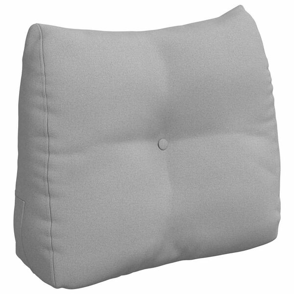 vidaXL Ryggkudde Moln Gr&aring; 60 x 24 x 50 cm tyg