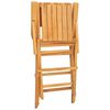 vidaXL Hopf&auml;llbara stolar 4 st 55x61x90 cm massivt tr&auml; i teak