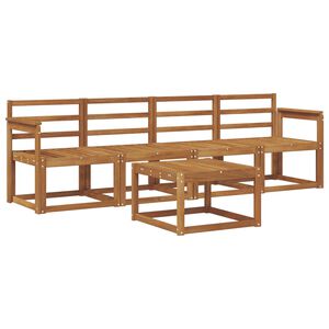 vidaXL Utomhussoffset 5 pcs Naturf&auml;rg