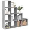 vidaXL Bokhylla/Rumsavdelare 4 hyllor 131,5x29x131,5cm konstruerat tr&auml;