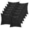 vidaXL Kasta Kudde 12 st HEERLEN Antracit 40 x 40 cm Chenilletyg