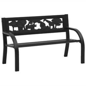 vidaXL Barnb&auml;nk 86 cm st&aring;l