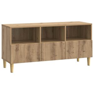 vidaXL TV-sk&aring;p med l&aring;da Artisan-ek 102 x 34,5 x 50 cm Konstruerat tr&auml;