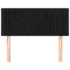 vidaXL S&auml;nggavel svart 90x5x78/88 cm sammet