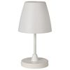 H&S Collection Uppladdningsbar bordslampa LED vit 13x30 cm