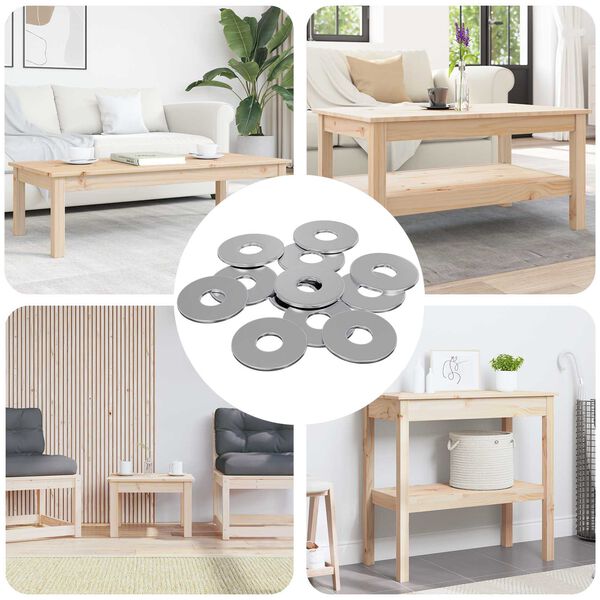 vidaXL Skivor 9000 pcs Silver J&auml;rn