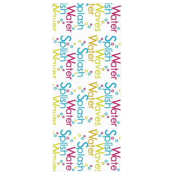 vidaXL Rullgardin för dusch 90x240 cm tyg bredd 86 cm