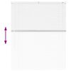 vidaXL Persienner Vit 130 x 105 cm Aluminium