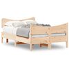 vidaXL S&auml;ngram utan madrass 120x190 cm massiv furu