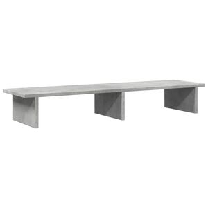 vidaXL Sk&auml;rmst&auml;ll betonggr&aring; 100x27x15 cm konstruerat tr&auml;