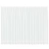 vidaXL Spetsgardin med gardiner Blommor Vit 240 x 500 cm Polyester