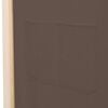 vidaXL Rumsavdelare 5 paneler 200x170x4 cm brun tyg