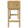vidaXL Konsolbord FLORO vaxbrun 89,5x36,5x73 cm massiv furu