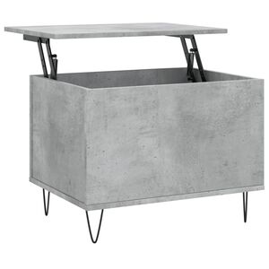 vidaXL Soffbord betonggr&aring; 60x44,5x45 cm konstruerat tr&auml;
