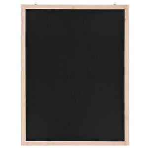 vidaXL V&auml;ggmonterad griffeltavla cedartr&auml; 60x80 cm
