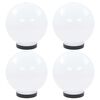vidaXL Globlampor 4 st LED sf&auml;riska 20 cm PMMA