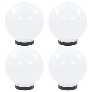 vidaXL Globlampor 4 st LED sf&auml;riska 20 cm PMMA