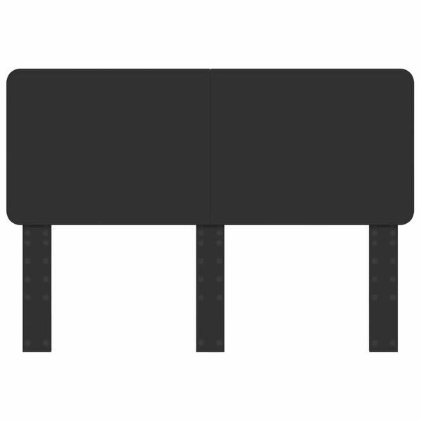 vidaXL Huvudgavel Svart Ek 160 cm Konstruerat tr&auml;