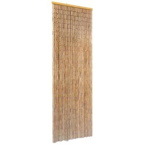 vidaXL Insektsd&ouml;rrdraperi f&ouml;r husbil i bambu 56x185 cm