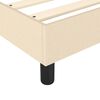 vidaXL Boxspring-s&auml;ngram gr&auml;ddvit 90x190 cm tyg