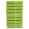 vidaXL Premium handdukar SOLUND 10 st &auml;ppelgr&ouml;n 100x200 cm 600 gsm