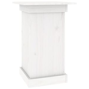 vidaXL V&auml;xtst&auml;ll vit 40x40x60 cm massiv furu