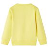 Tröja för barn ljusgul 104