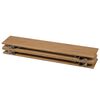 Bo-Camp Hopfällbart campingbord Suffolk 80x60 cm bambu